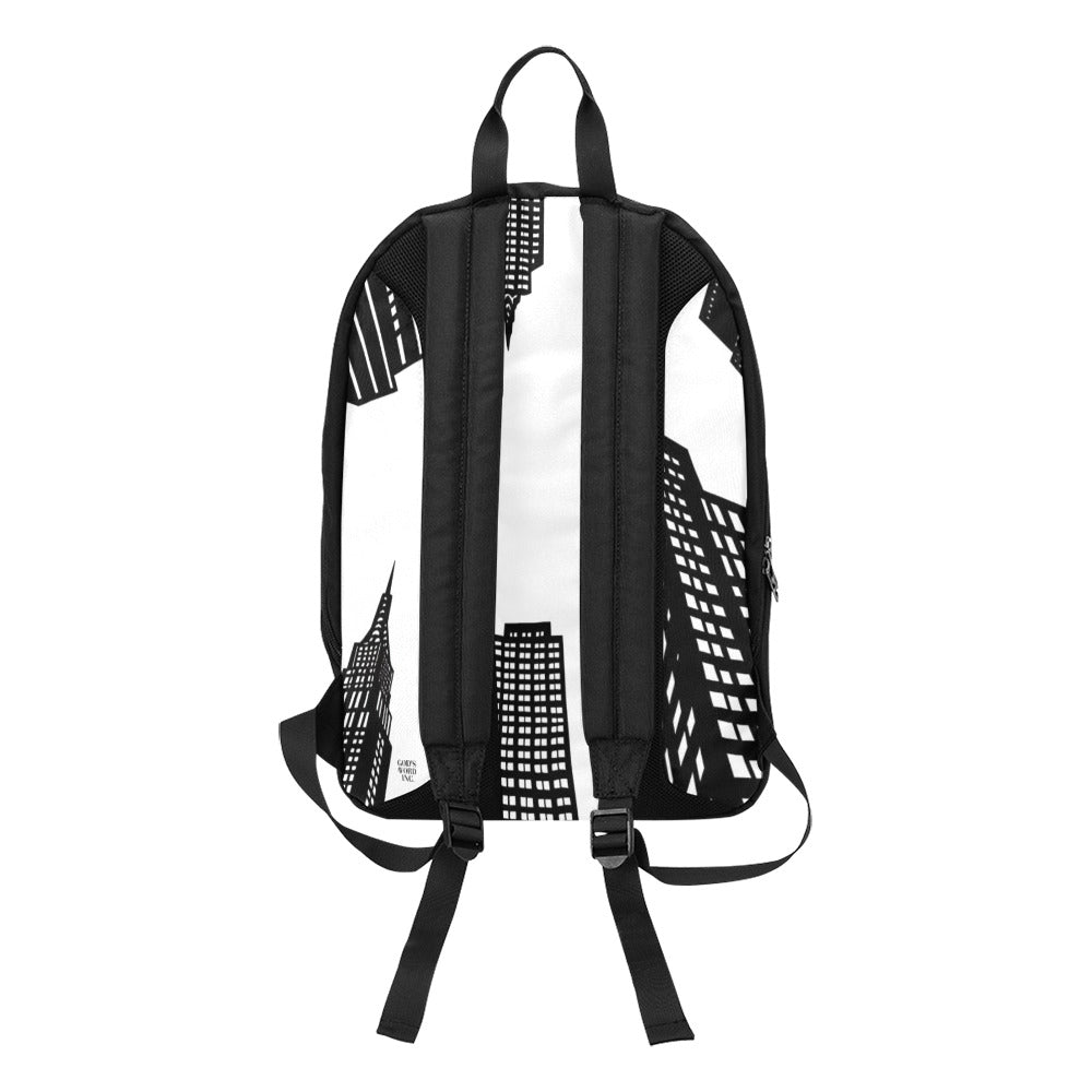 BLESSED SHALL YOU BE IN THE CITY Large Capacity Travel Backpack