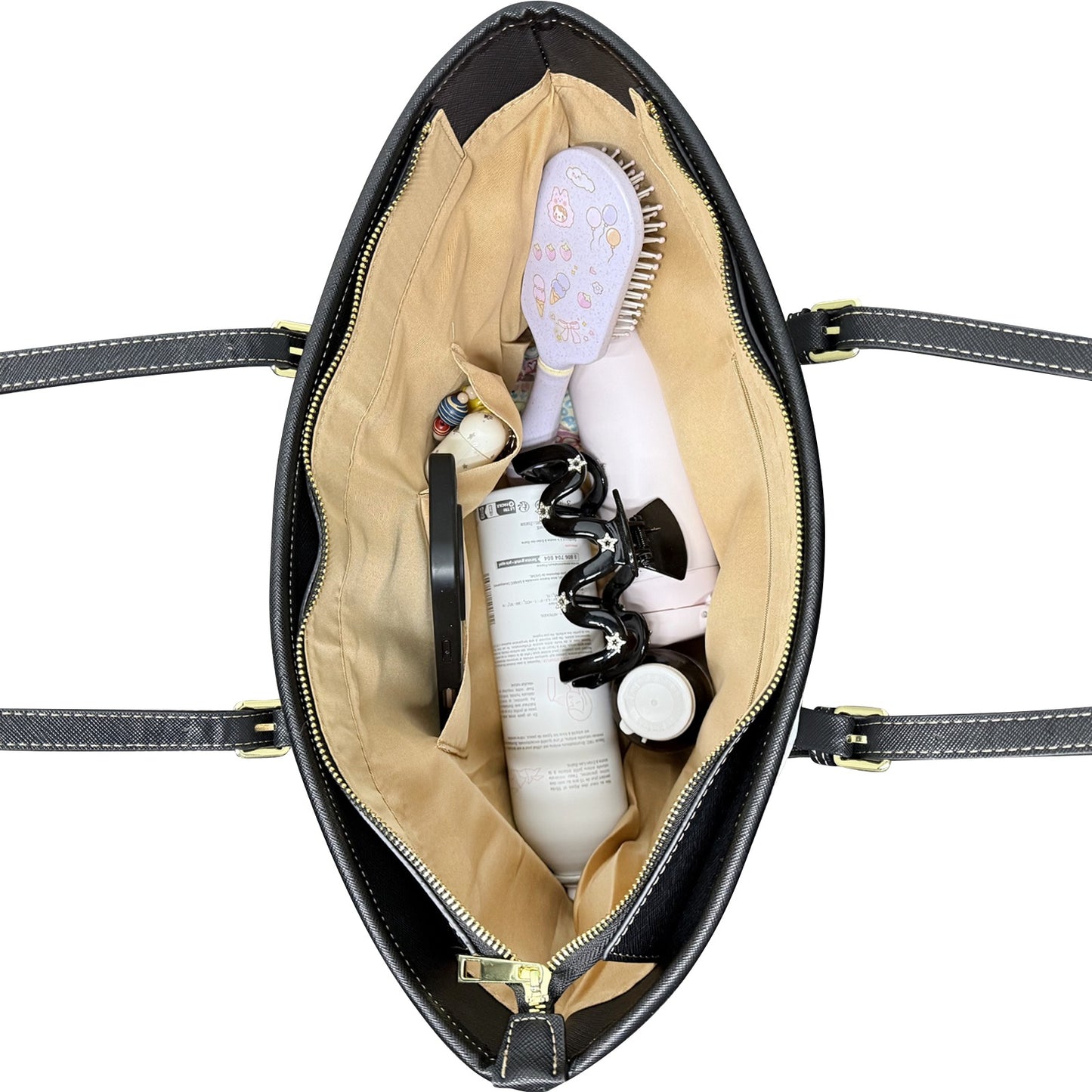 FAUX LEATHER FRUIT OF THE SPIRIT SHOULDER BAG