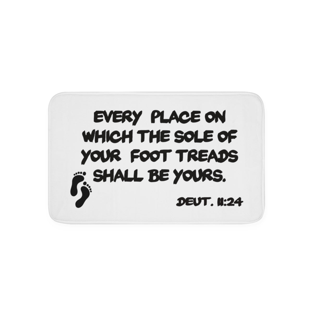 Memory Foam Bath Mat Every place on which...