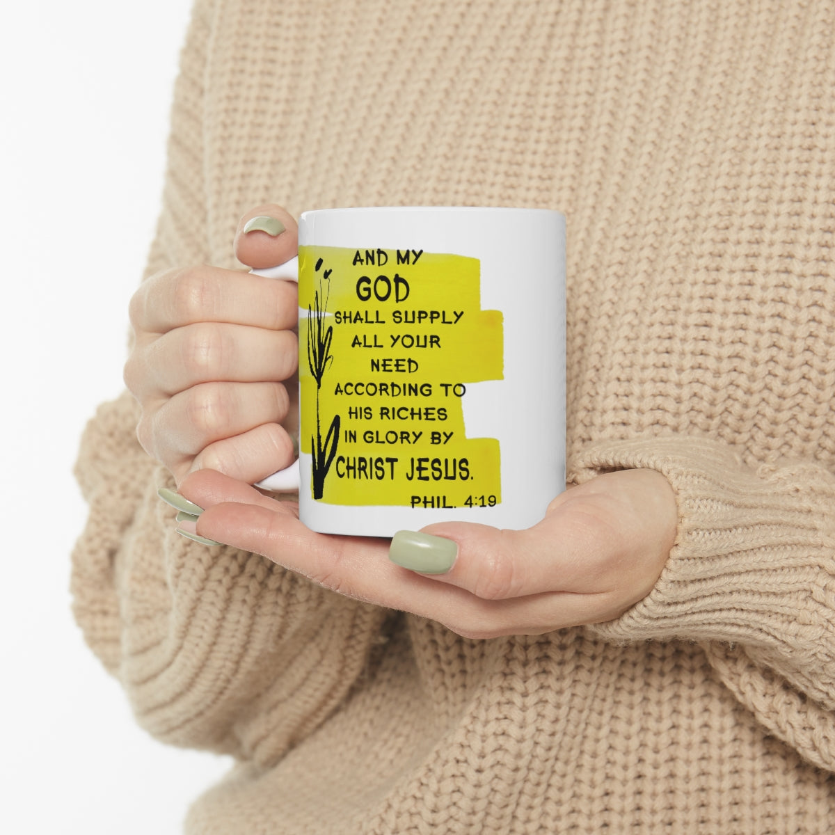 Bible Verse Scripture Mug 11oz And My God Shall Supply...