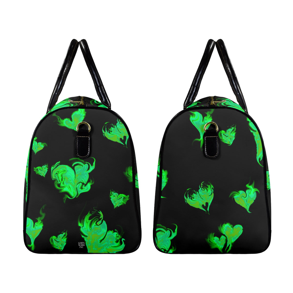 LEATHER LOVE THE LORD WITH YOUR HEART    Travel Bag