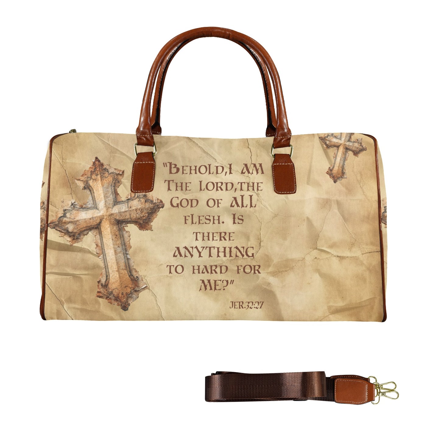 DO YOU BELIEVE WATERPROOF TRAVEL BAG