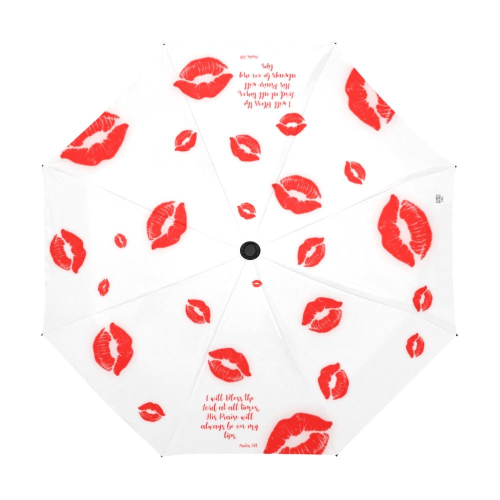 PRAISE ON MY LIPS Anti-UV Auto-Foldable Umbrella
