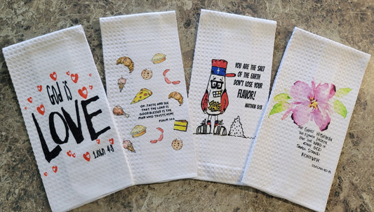 Bible Verse Kitchen Towels