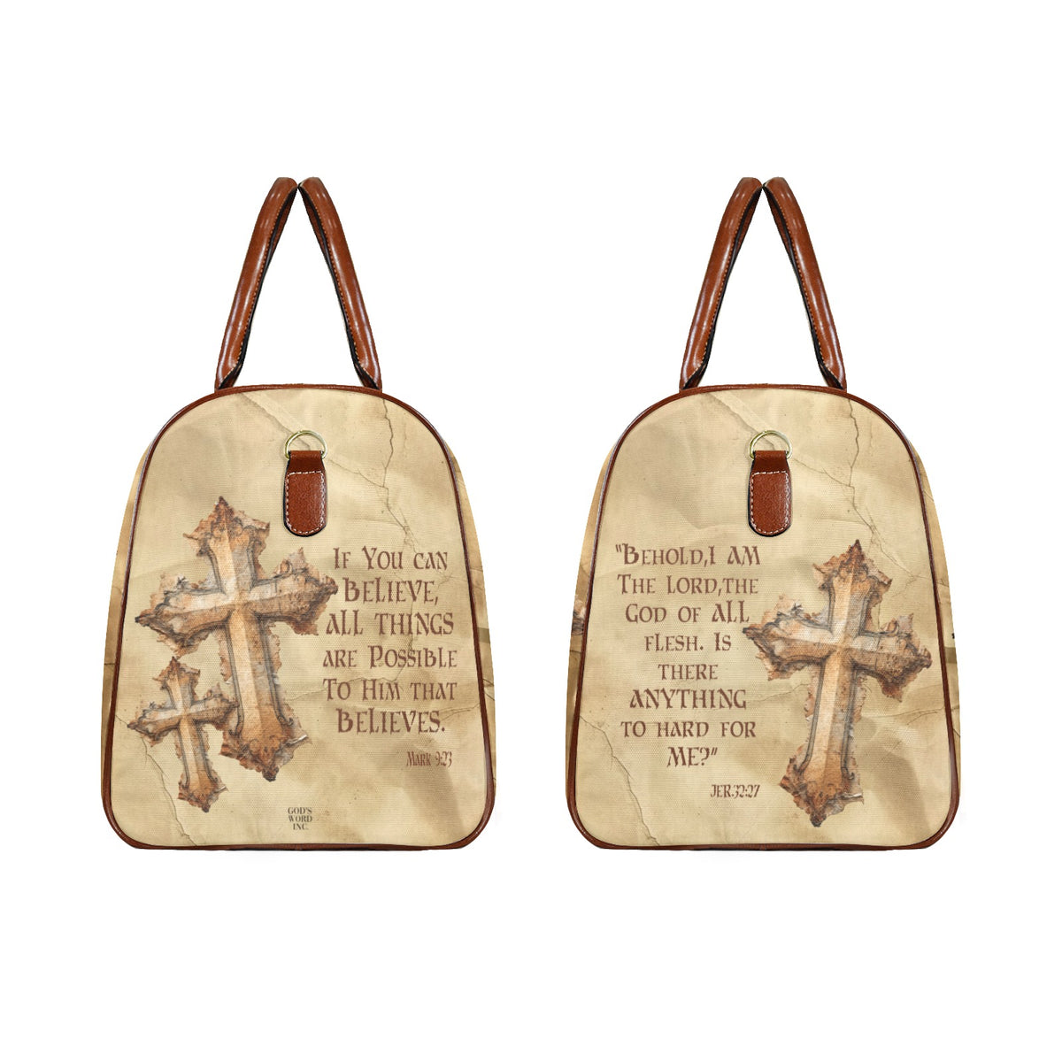 ONLY BELIEVE  Large Capacity Travel Bag