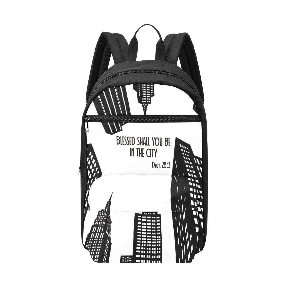 BLESSED SHALL YOU BE IN THE CITY  Large Capacity Travel Backpack