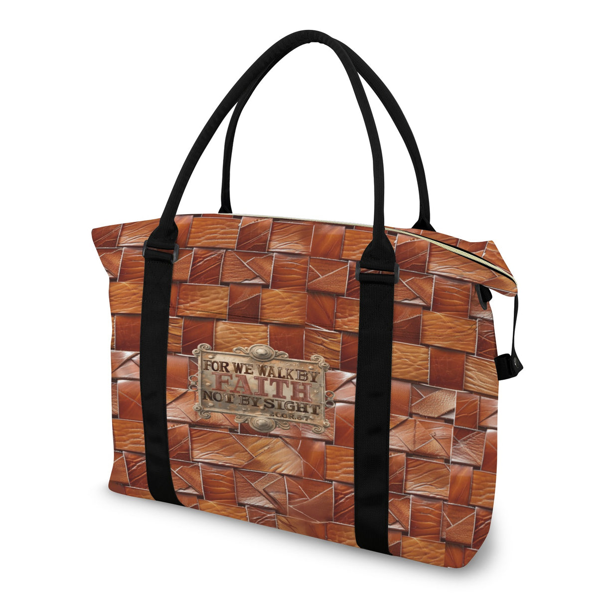 FOR WE WALK BY FAITH  Ultra-Large Capacity Duffle Bag