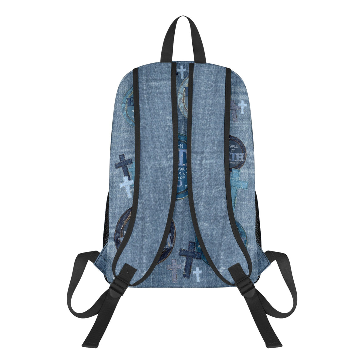 FAUX DENIM FAITH Leisure Sports Backpack