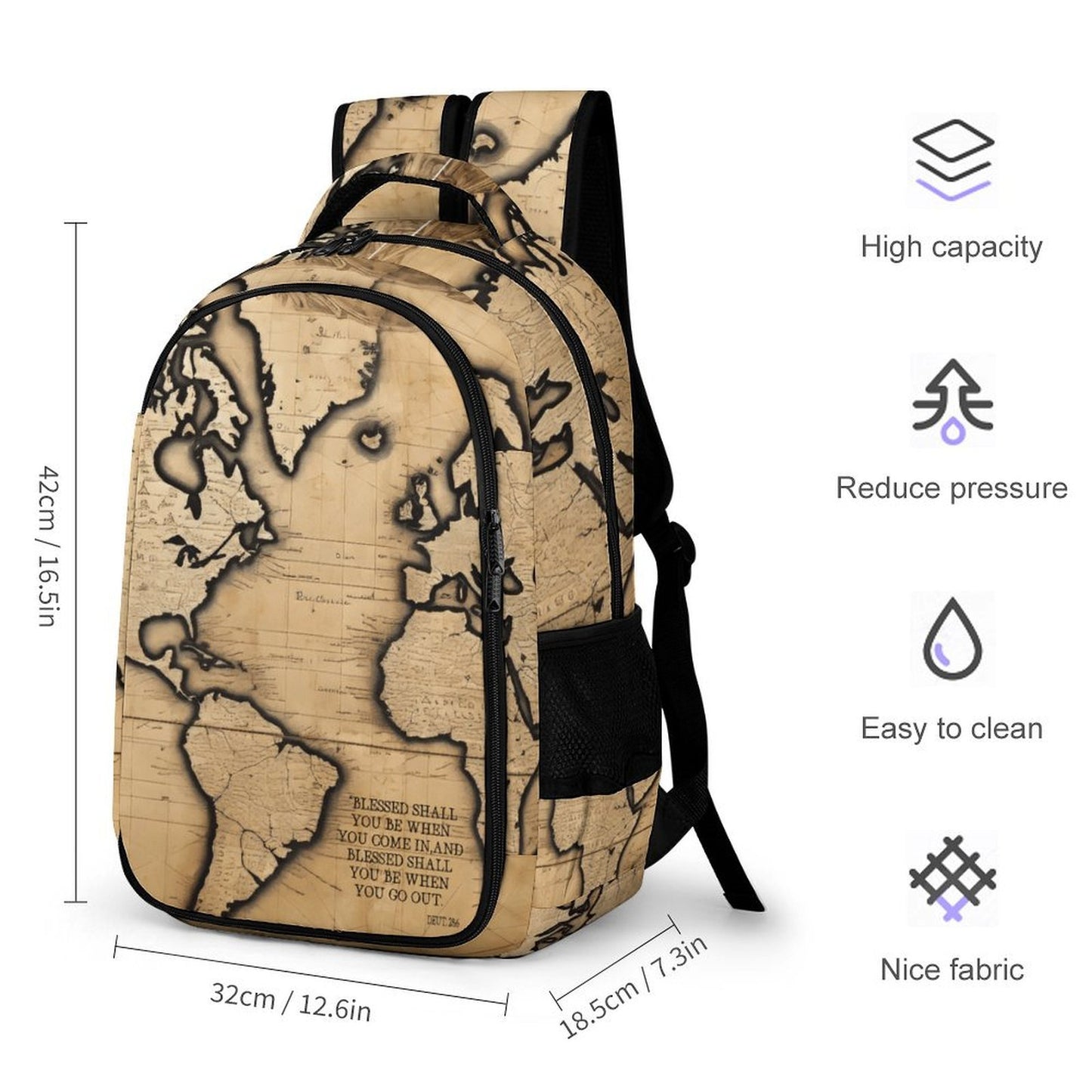 BLESSED COMING AND GOING DESIGN POCKET BACK PACK