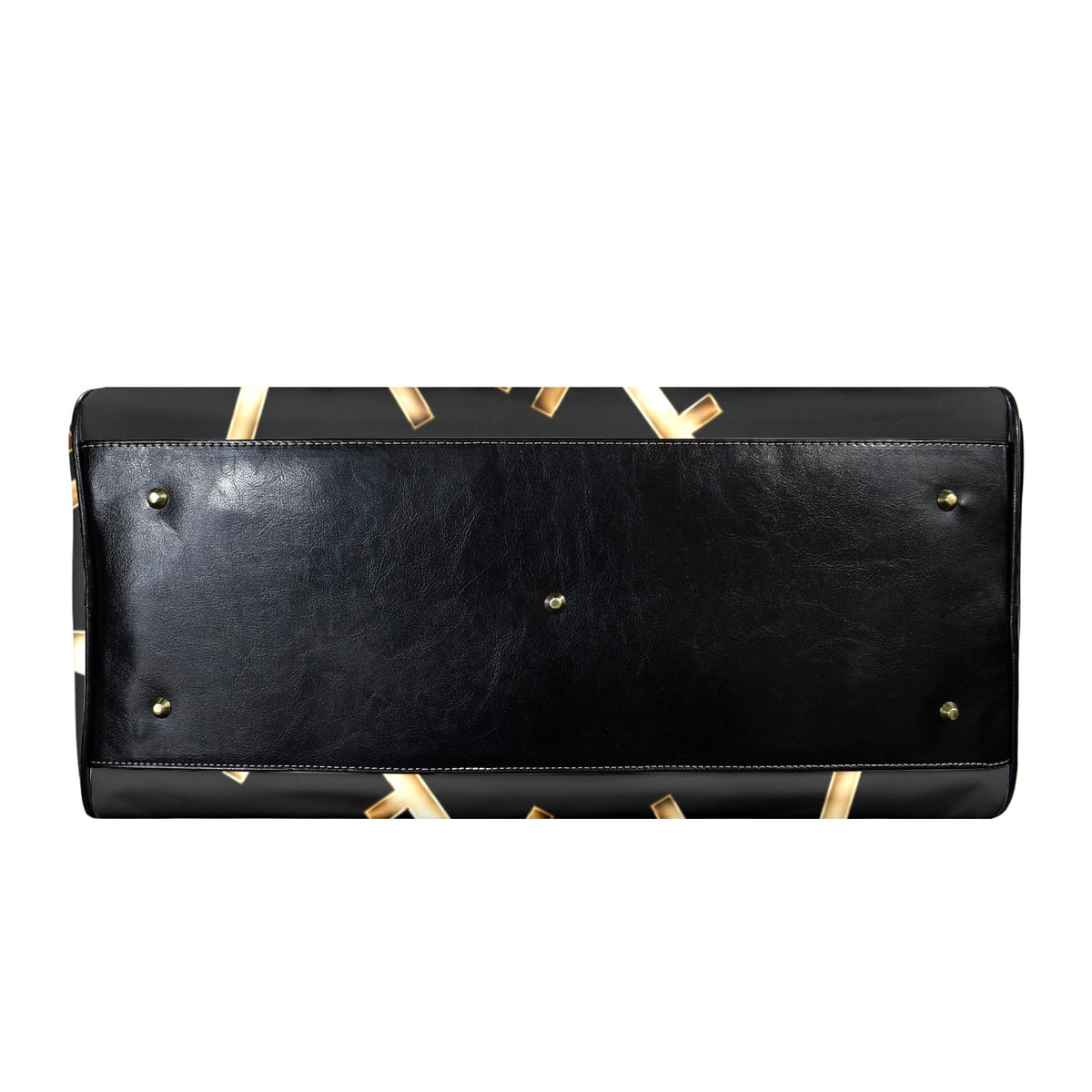 LEATHER BLACK FAITH COMES BY HEARING Travel Bag