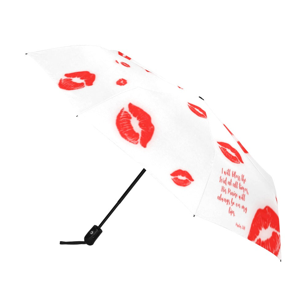 PRAISE ON MY LIPS Anti-UV Auto-Foldable Umbrella
