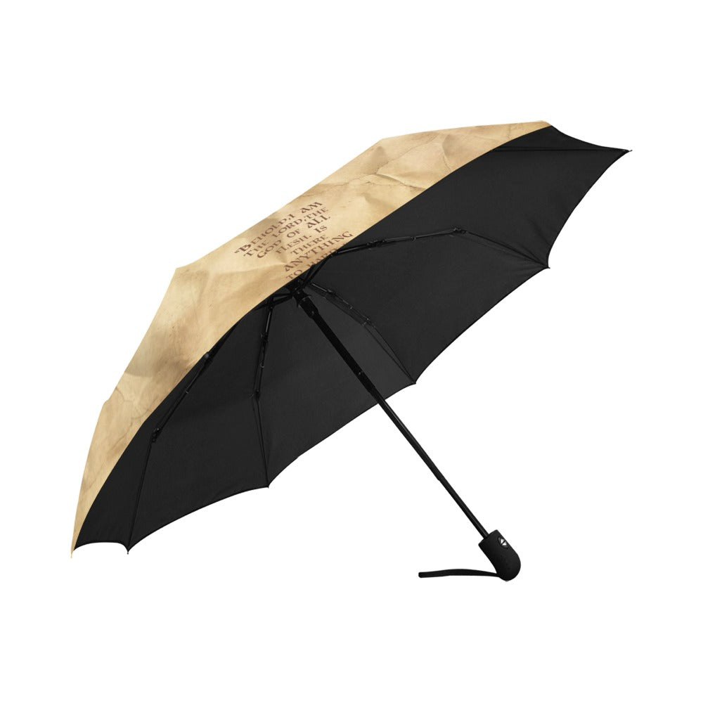 ONLY BELIEVE  Anti-UV Auto-Foldable Umbrella