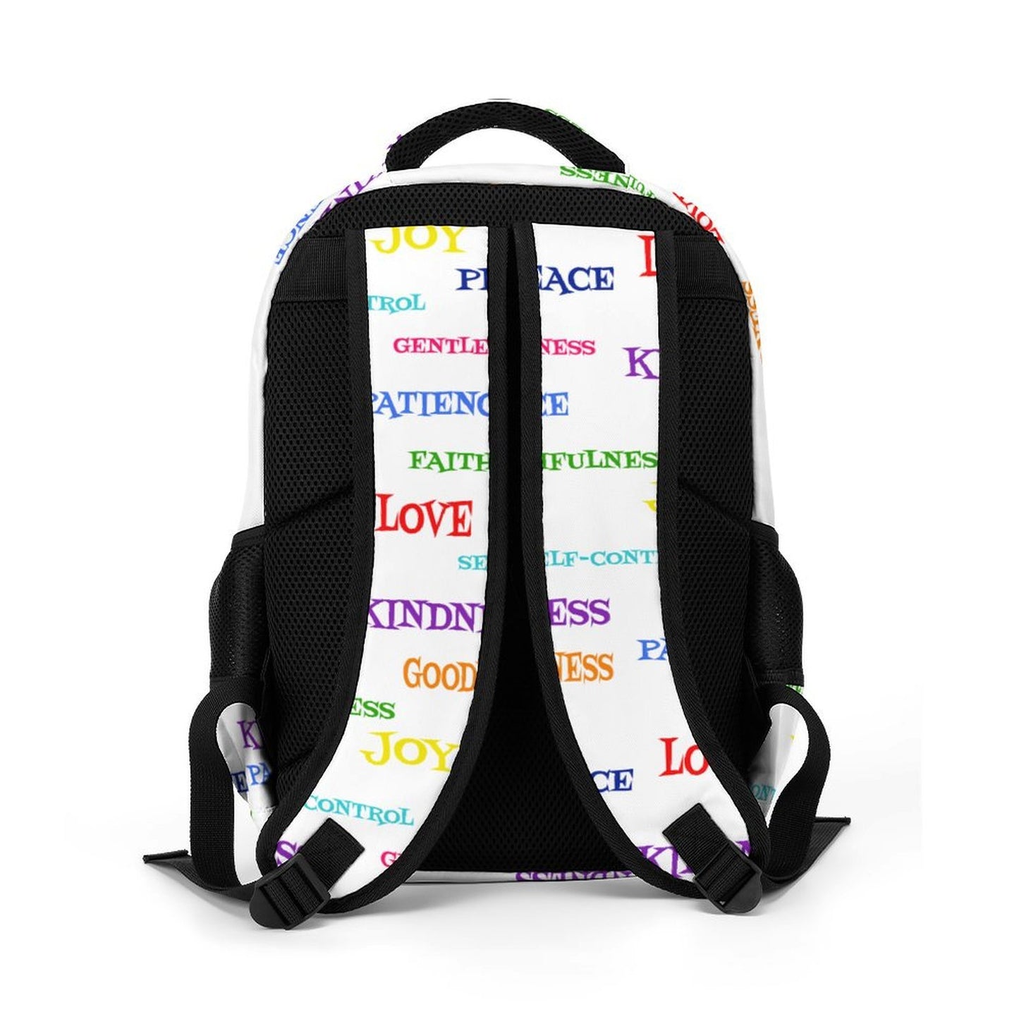 WHITE FRUIT OF THE SPIRIT POCKET BACK PACK