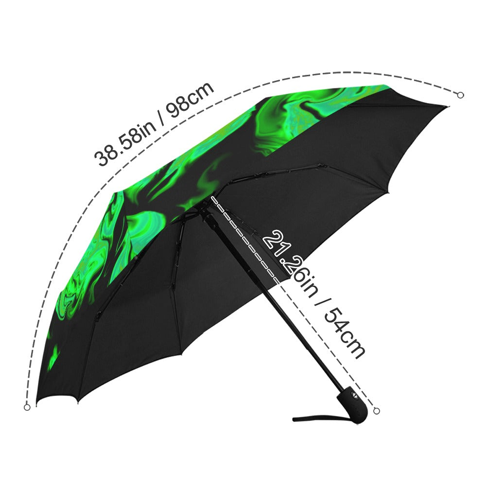 LOVE THE LORD WITH ALL YOUR HEART Anti-UV Auto-Foldable Umbrella