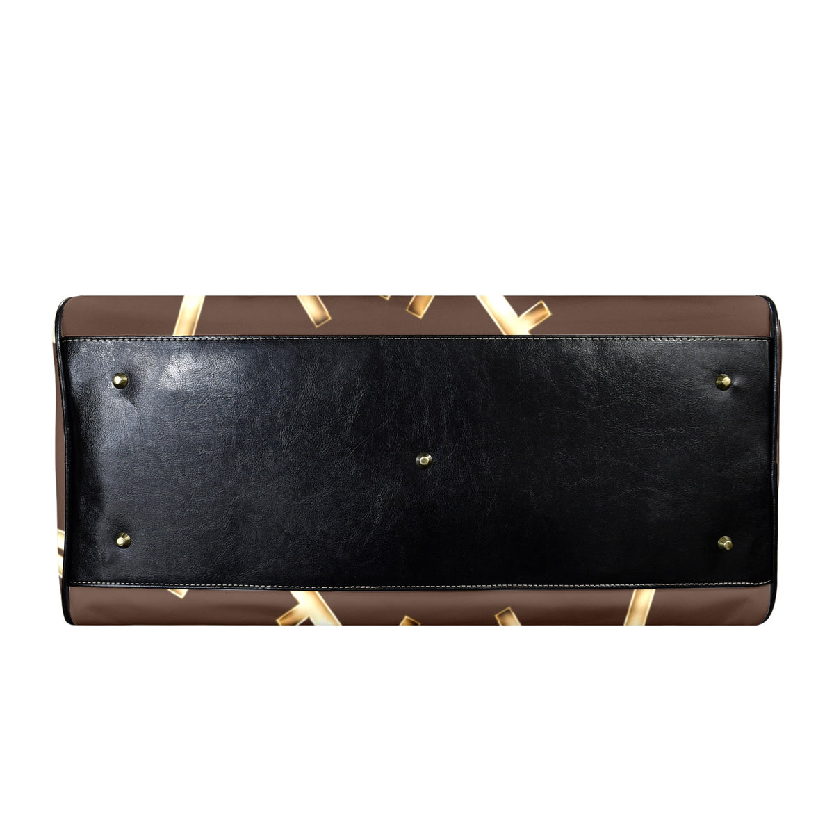 LEATHER BROWN FAITH COMES BY HEARING Travel Bag