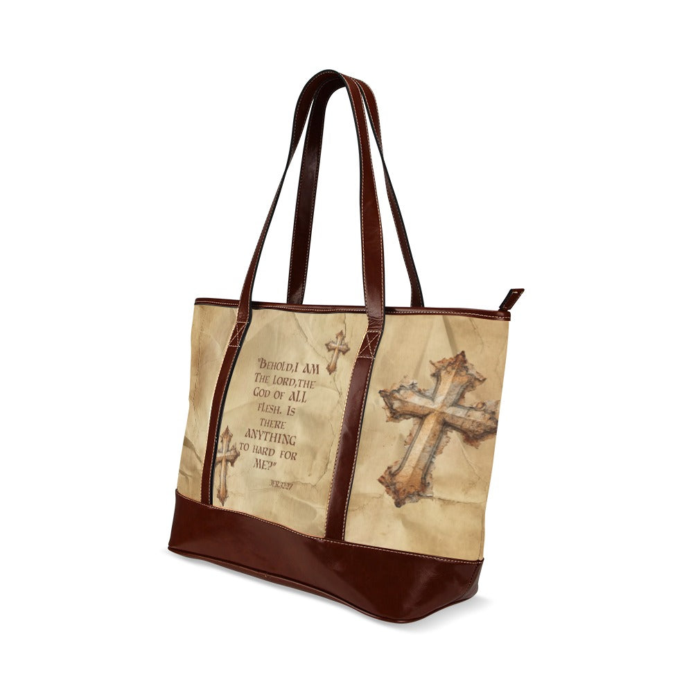 ONLY BELEIVE TOTE HANDBAG