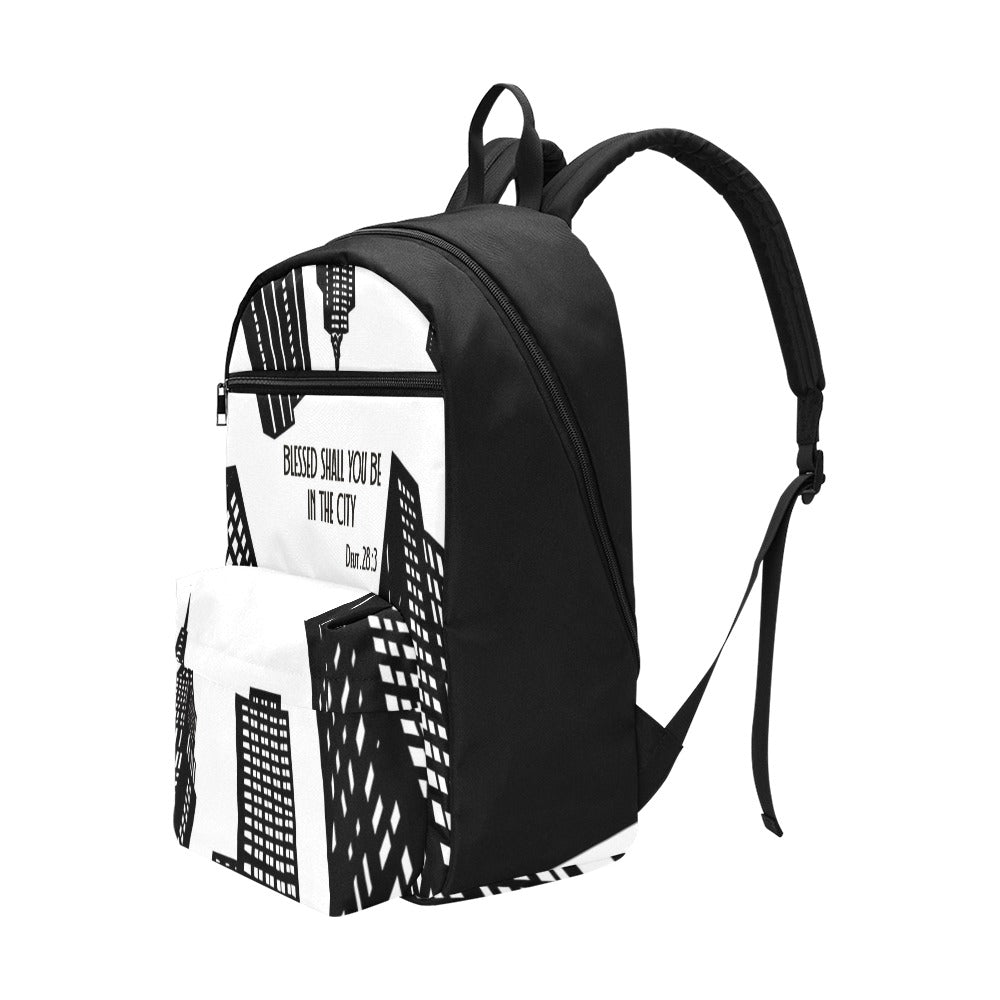 BLESSED SHALL YOU BE IN THE CITY  Large Capacity Travel Backpack