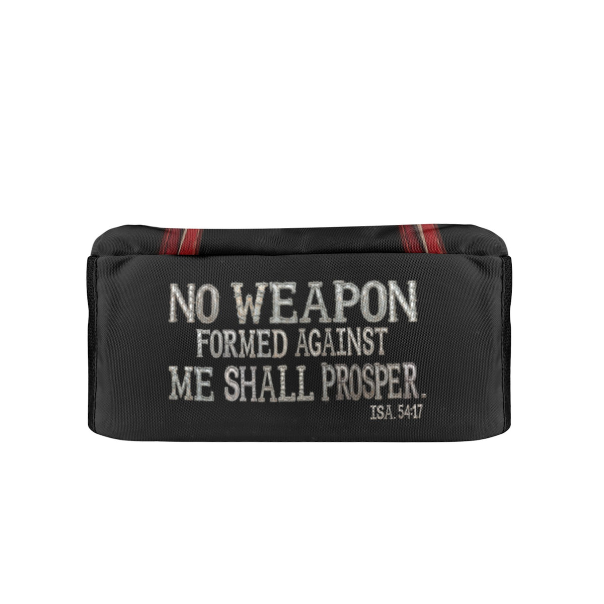 NO WEAPON FORMED AGAINST ME SHALL PROSPER  Leisure Sports Backpack