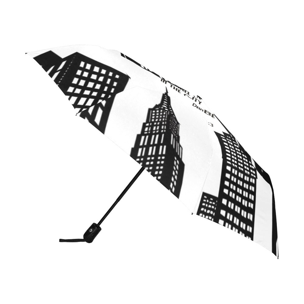 BLESSED IN THE CITY  Anti-UV Auto-Foldable Umbrella