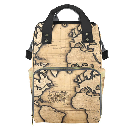 BLESSED COMING IN AND GOING OUT DIAPER BAG
