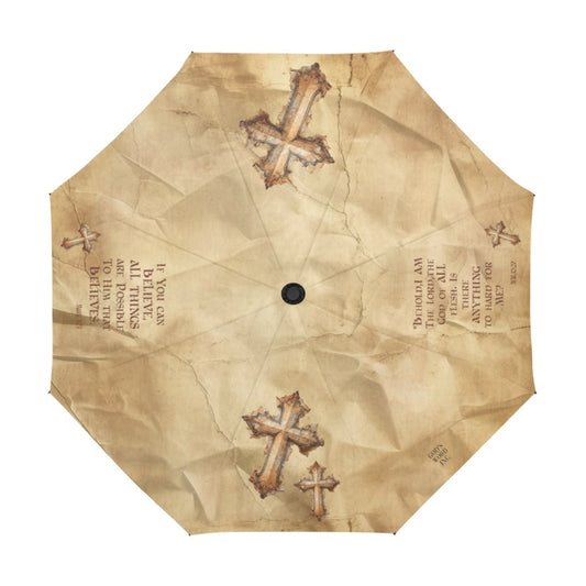 DO YOU BELIEVE  Anti-UV Auto-Foldable Umbrella