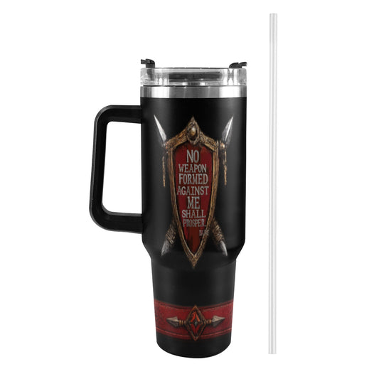 NO WEAPON TUMBLER 40oz Tumbler with Black Handle