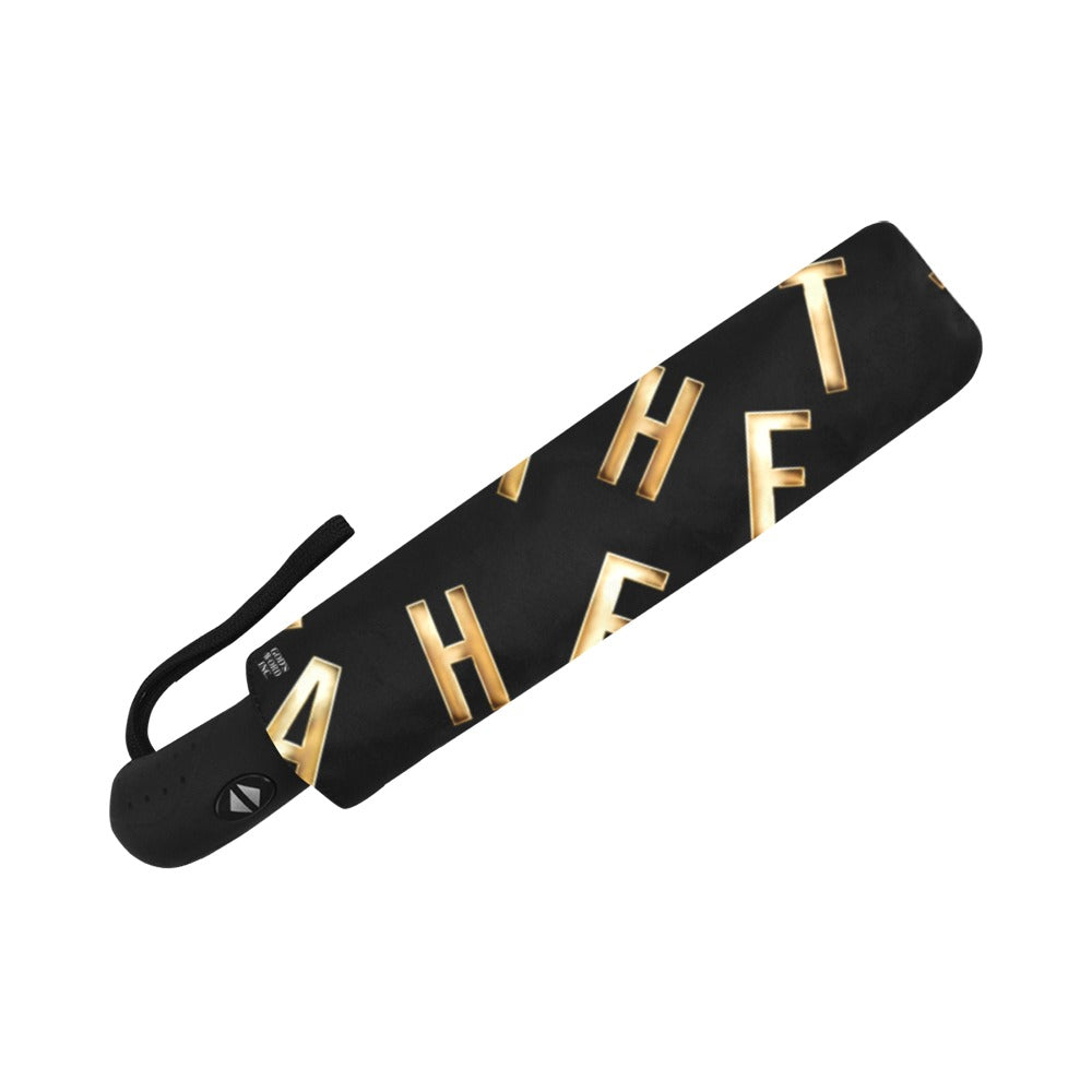 BLACK FAITH COMES BY HEARING  Anti-UV Auto-Foldable Umbrella