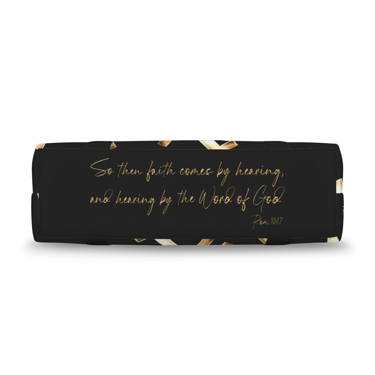 BLACK FAITH COMES BY HEARING  Ultra-Large Capacity Duffle Bag