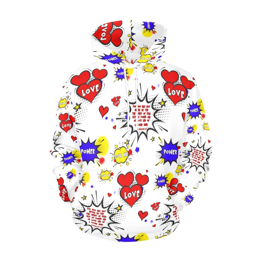 GOD HAS NOT GIVEN US ...HOODIE All Over Print Hoodie for Women