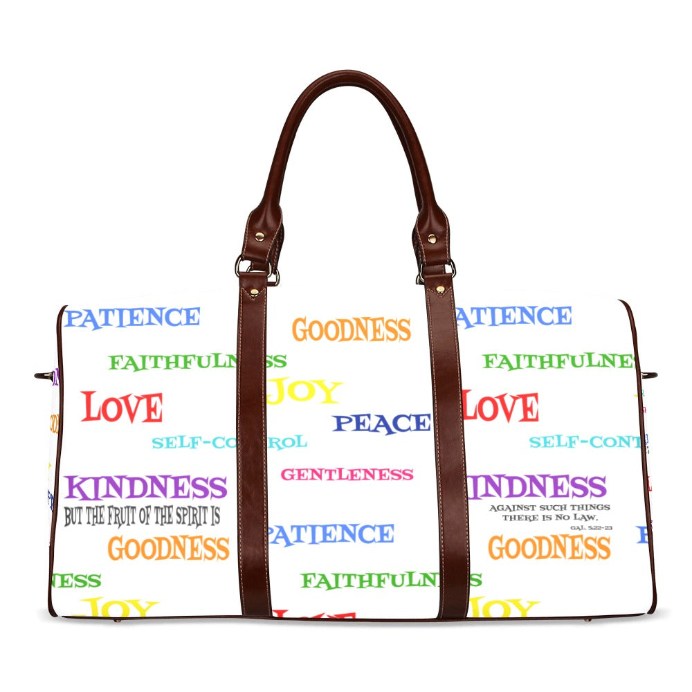 FRUIT OF THE SPIRIT WATERPROOF TRAVEL BAG