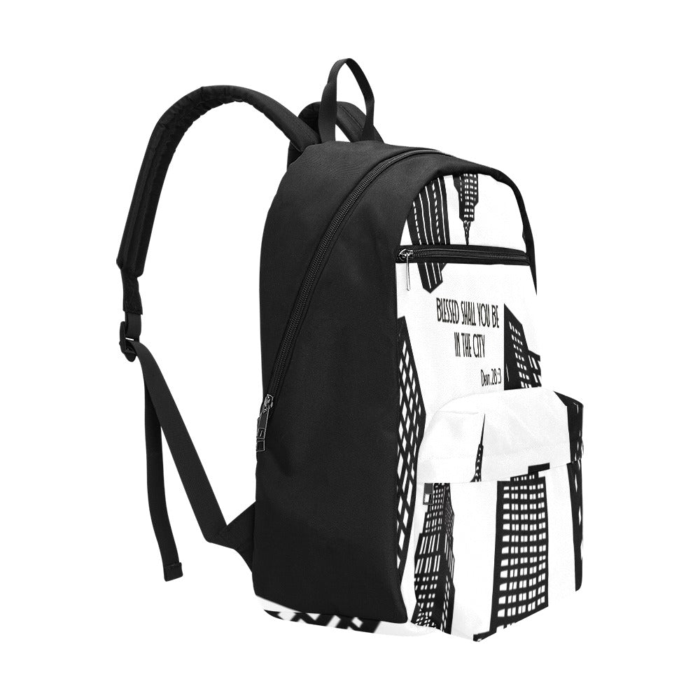 BLESSED SHALL YOU BE IN THE CITY  Large Capacity Travel Backpack