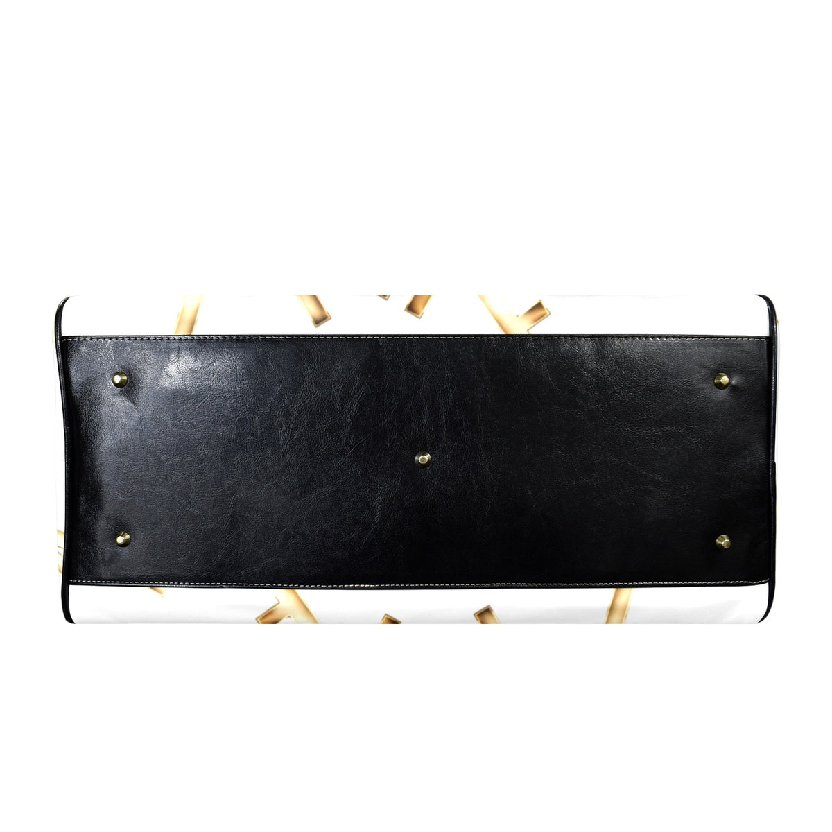 LEATHER WHITE FAITH COMES BY HEARING Travel Bag