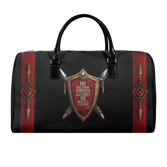 LEATHER NO WEAPON TRAVEL BAG