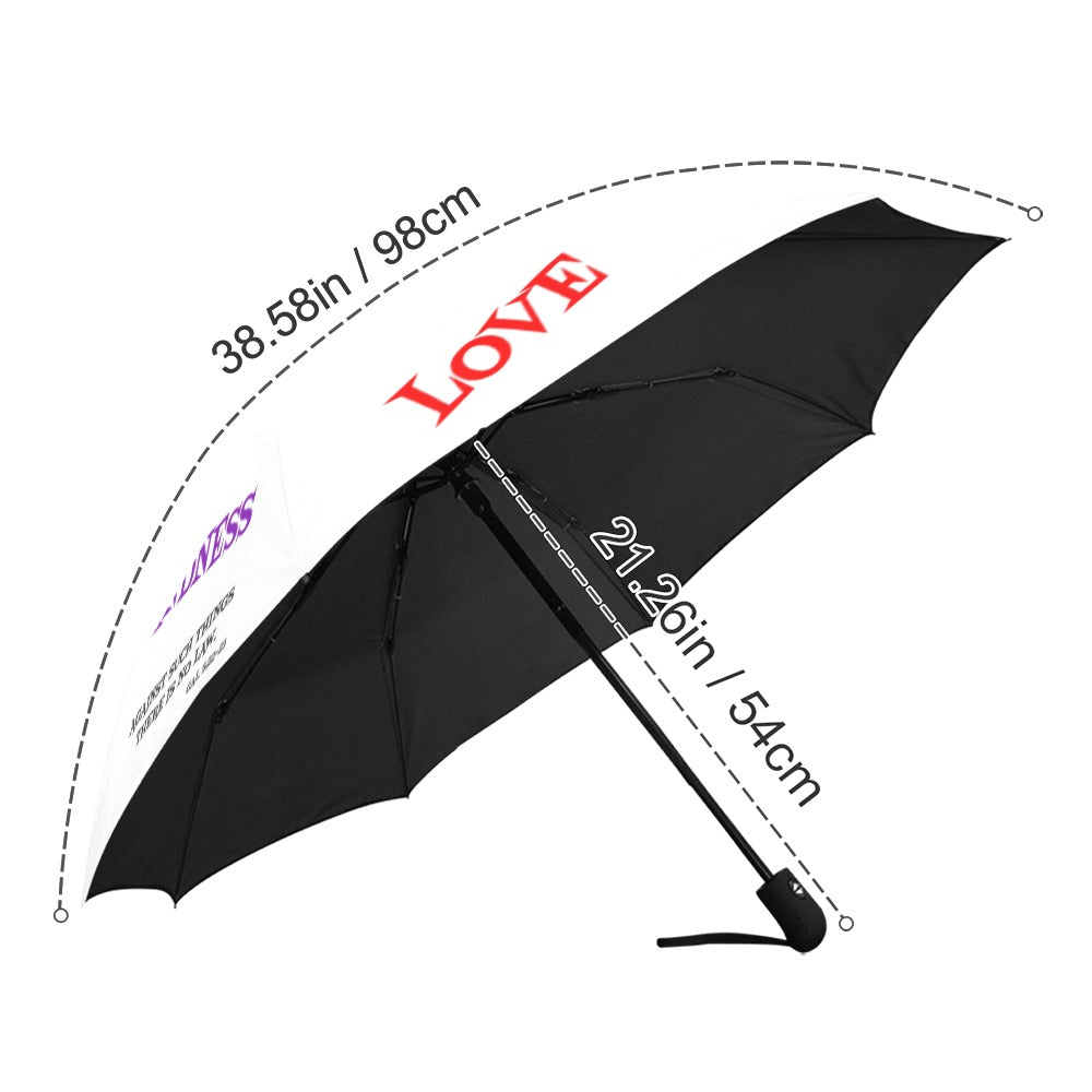 WHITE FRUIT OF THE SPIRIT UMBRELLA Anti-UV Auto-Foldable Umbrella