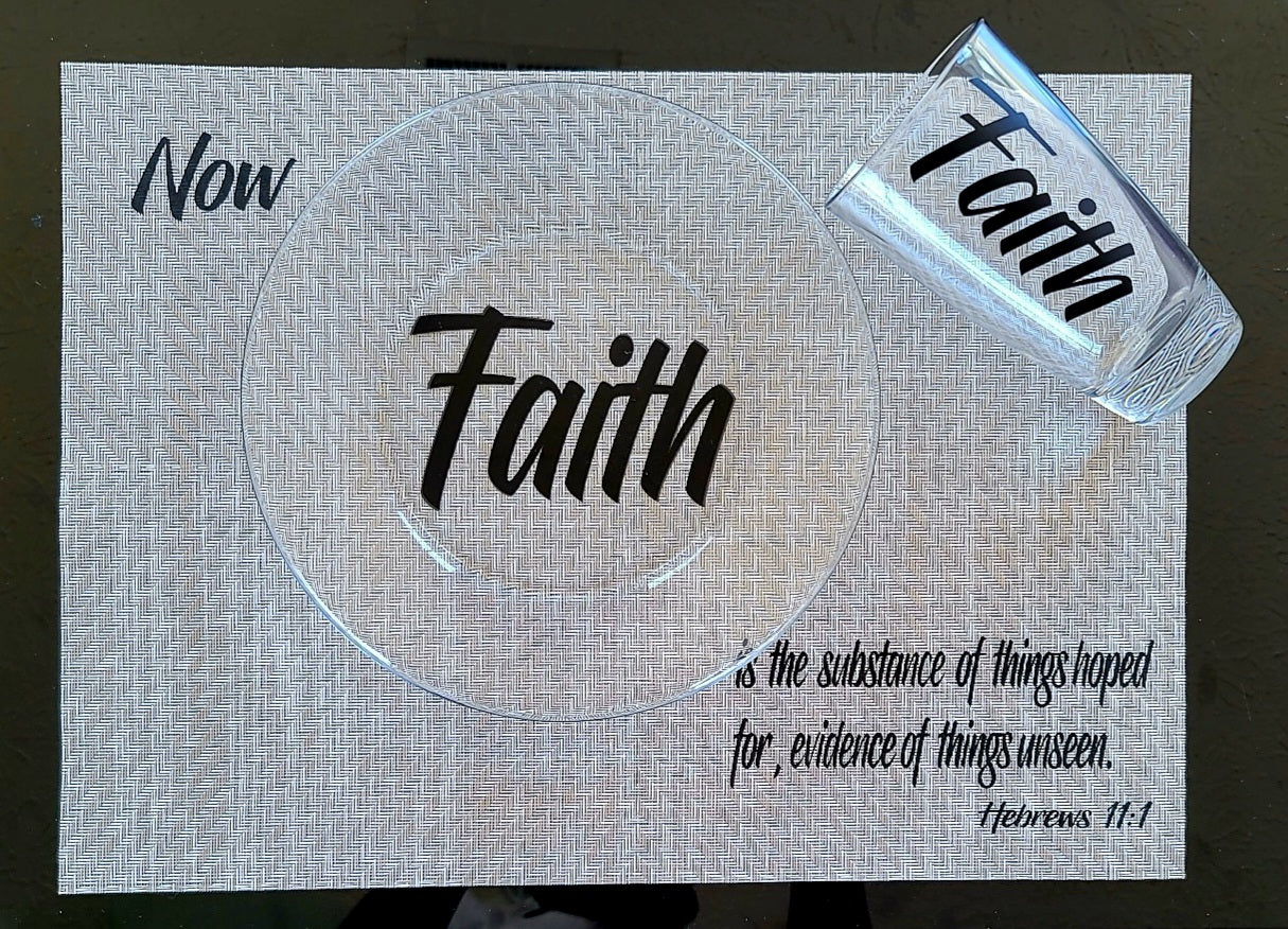 Faith Scripture Table Place Mats