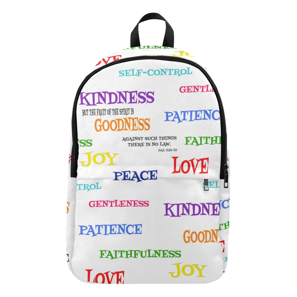 Fruit Of The Spirit Bible Verse Book Bag /Back Pack