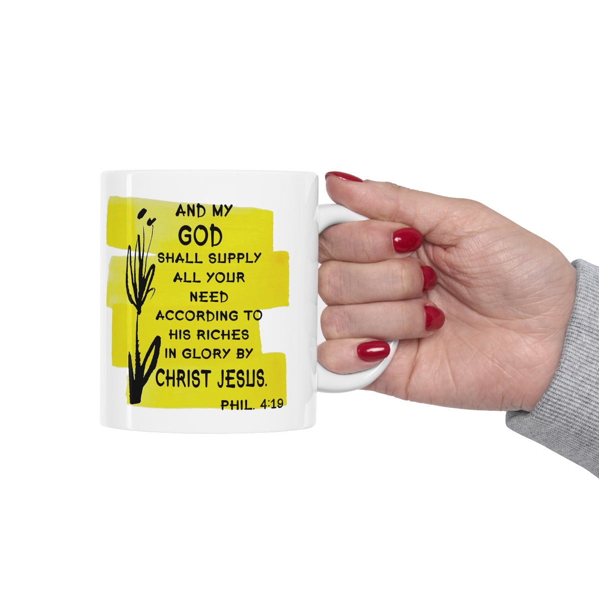 Bible Verse Scripture Mug 11oz And My God Shall Supply...