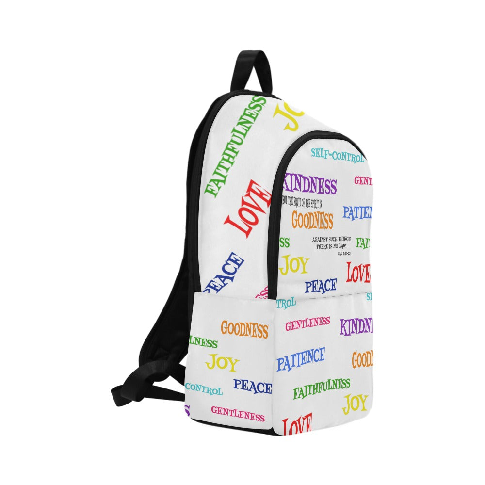 Fruit Of The Spirit Bible Verse Book Bag /Back Pack