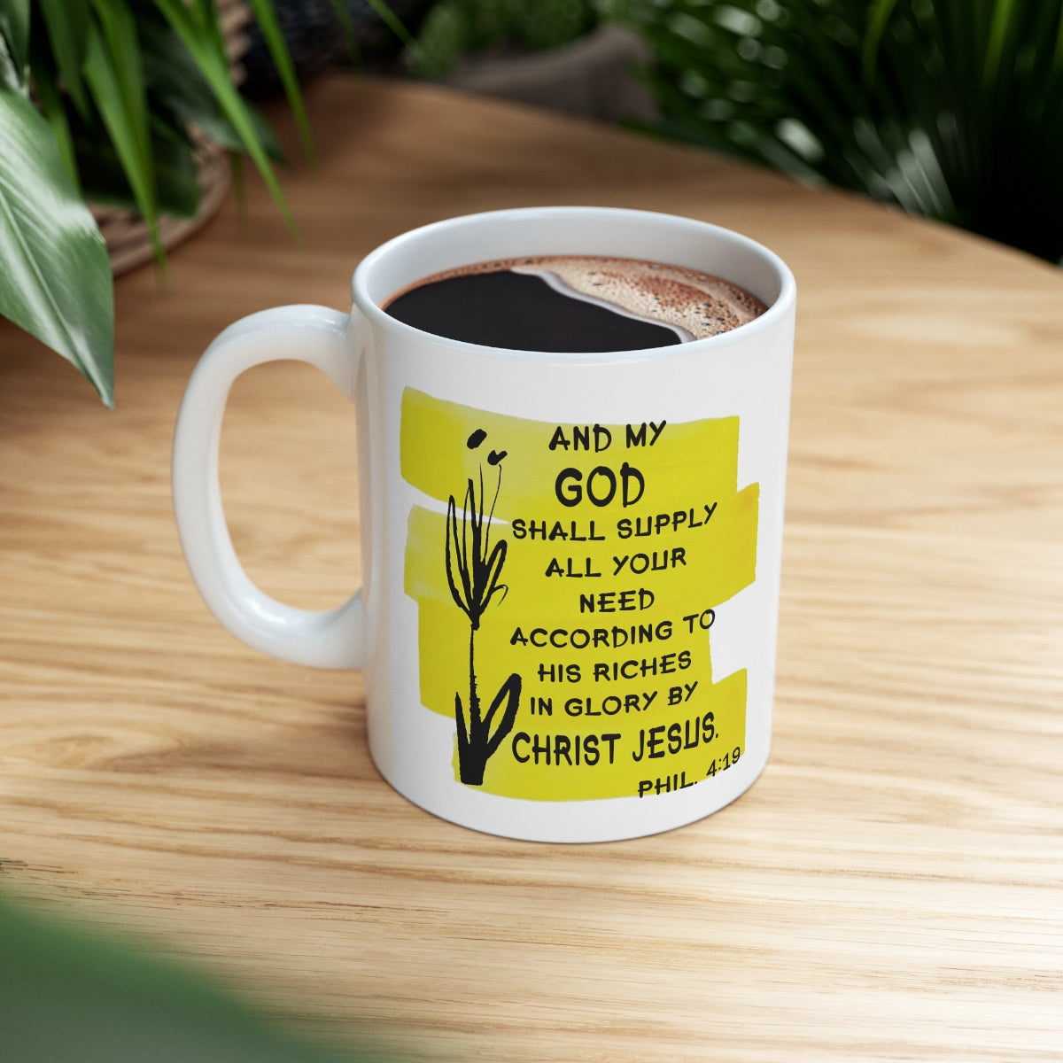 Bible Verse Scripture Mug 11oz And My God Shall Supply...