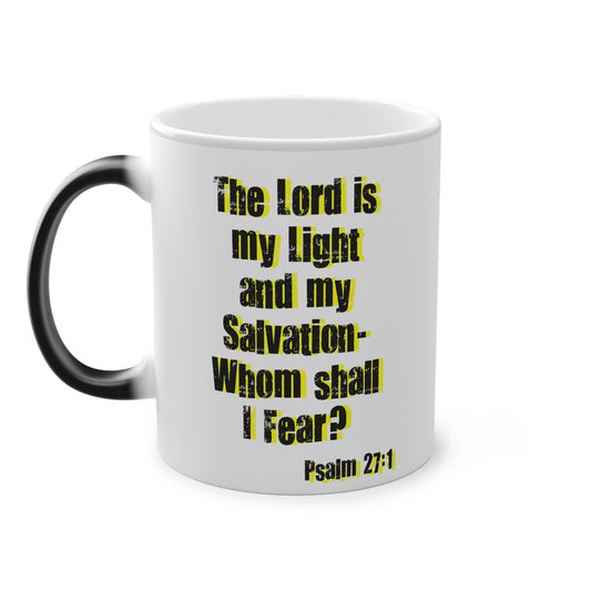 Bible Verse Scripture Magic Mug, 11oz The Lord Is..