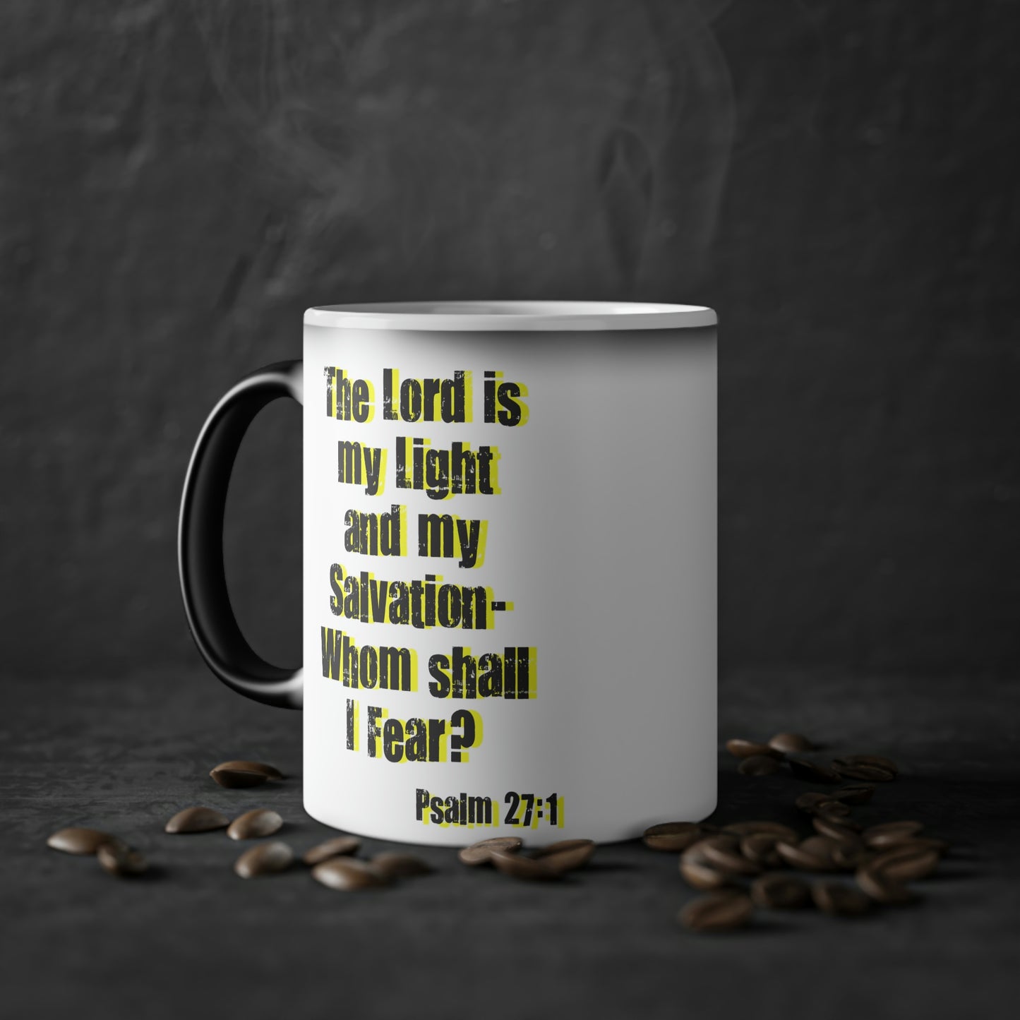 Bible Verse Scripture Magic Mug, 11oz The Lord Is..