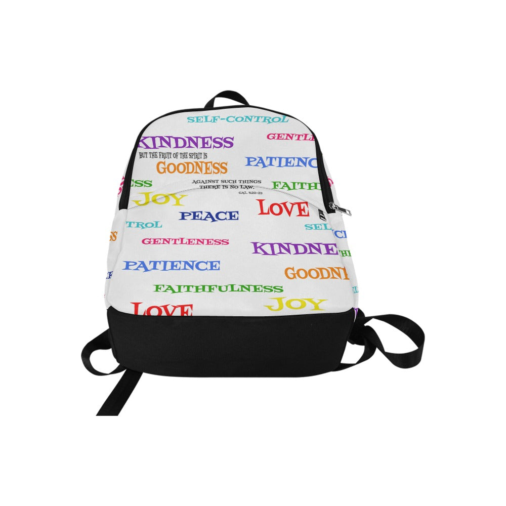 Fruit Of The Spirit Bible Verse Book Bag /Back Pack