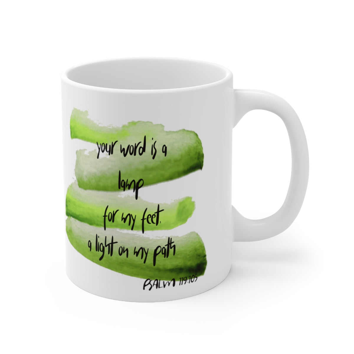 Bible Verse Scripture Mug 11oz Your Word Is A Lamp...