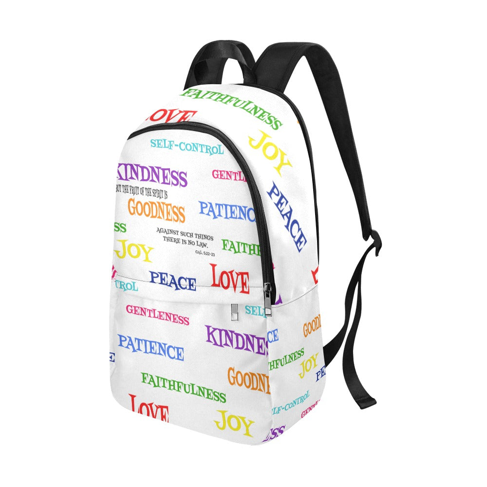 Fruit Of The Spirit Bible Verse Book Bag /Back Pack